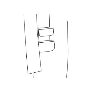 表地両玉斜めチェンジポケット付