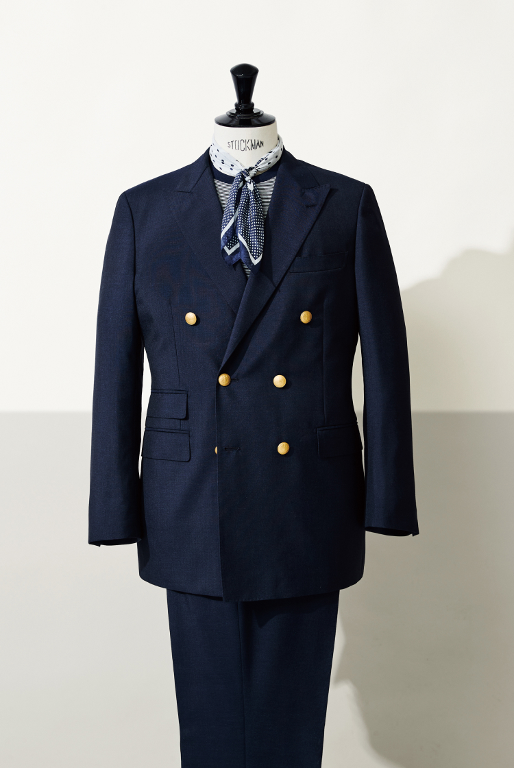 CARLO BARBERA モヘアスーツ着用イメージ