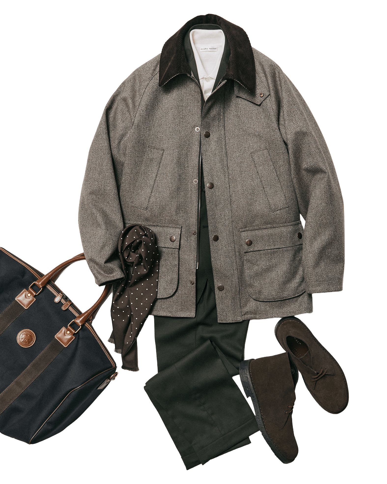 DRESS FIELD COATのコーディネート