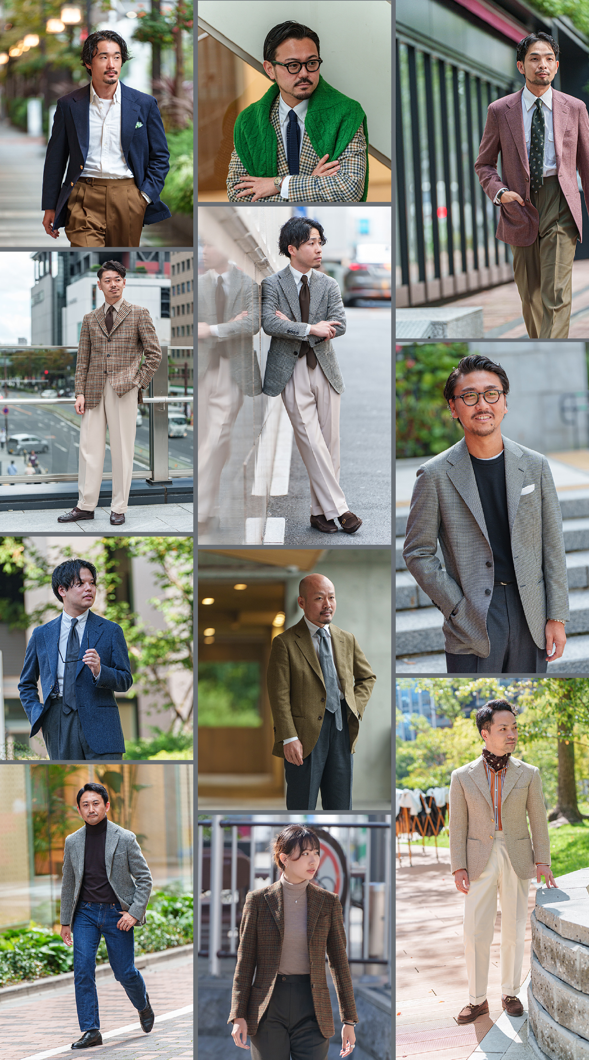 オーダージャケット スタッフスナップ