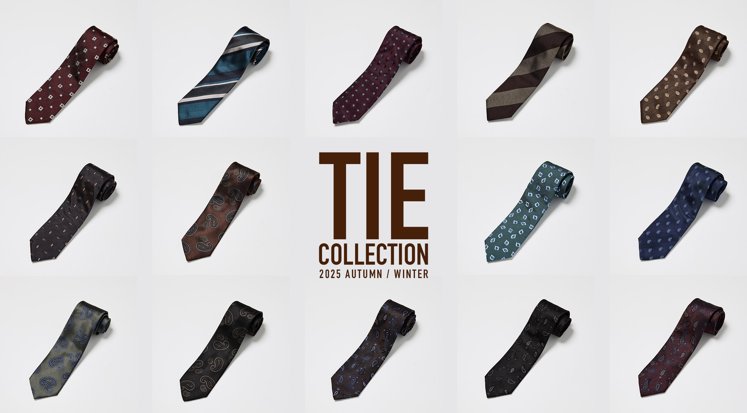 スーツスタイルに華を添える、“旬”のネクタイ