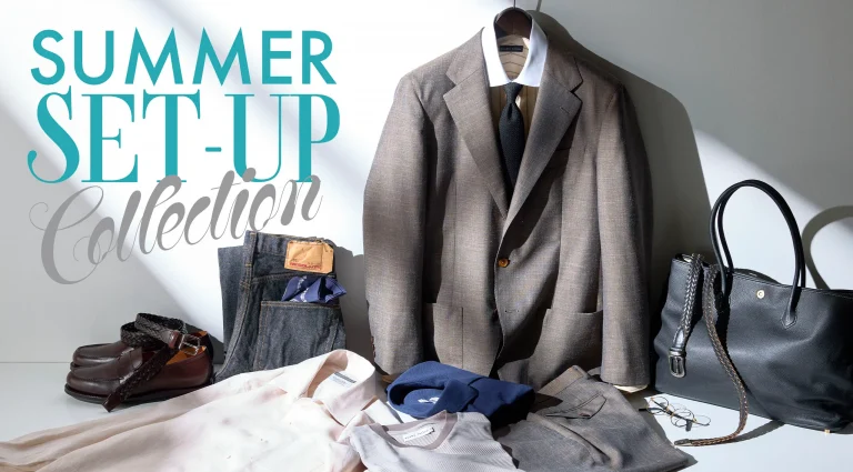 夏用セットアップスーツ